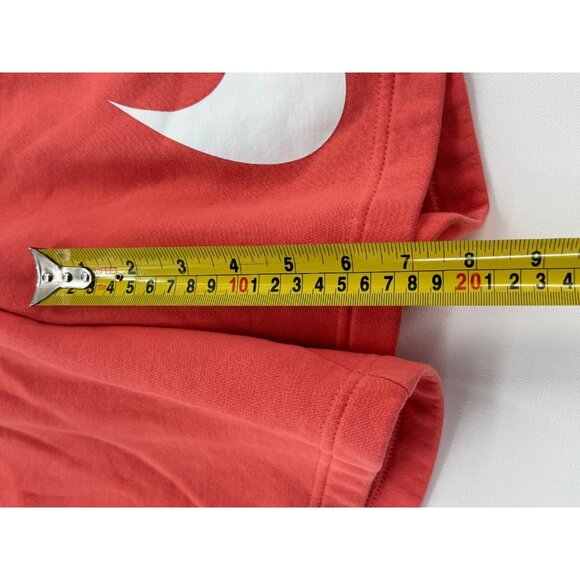 Nike Sportswear Club Fleece Shorts Mens M 7" Orange Big Swoosh Logo BV2721-814 - Picture 7 of 7